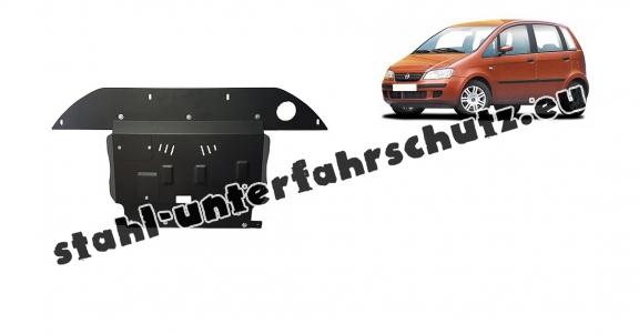 Unterfahrschutz für Motor, Getriebe und Differential aus Stahl  Fiat Idea
