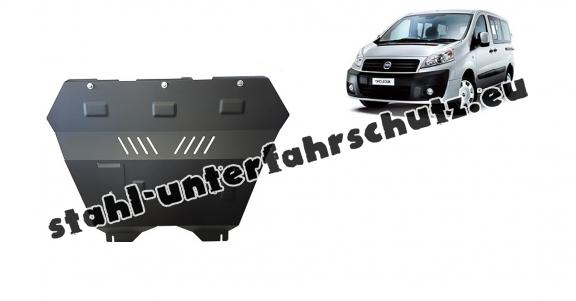 Unterfahrschutz für Motor und Getriebe aus Stahl für  Fiat Scudo