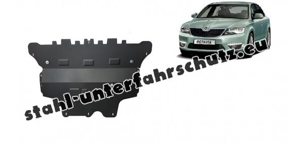 Unterfahrschutz für Motor und Getriebe aus Stahl für  Skoda Octavia 3 - Schaltgetriebe