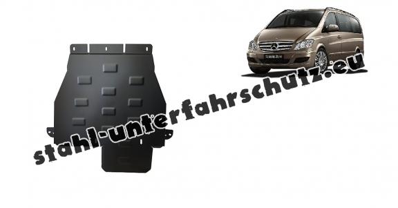 Stahl Getriebe Schutz für Mercedes Viano W639 - 4x4 - Automatikgetriebe