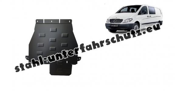 Stahl Getriebe Schutz für Mercedes Vito W639 - 4x4 - Automatikgetriebe