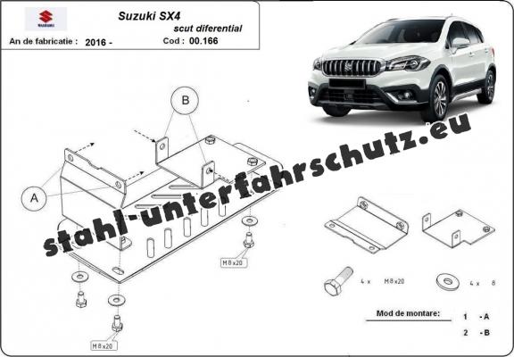 Stahl Differentialschutz für  Suzuki SX4