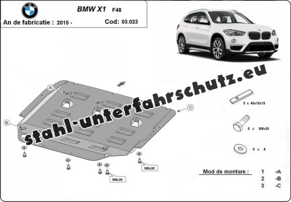 Unterfahrschutz für Motor der Marke  BMW X1  F48