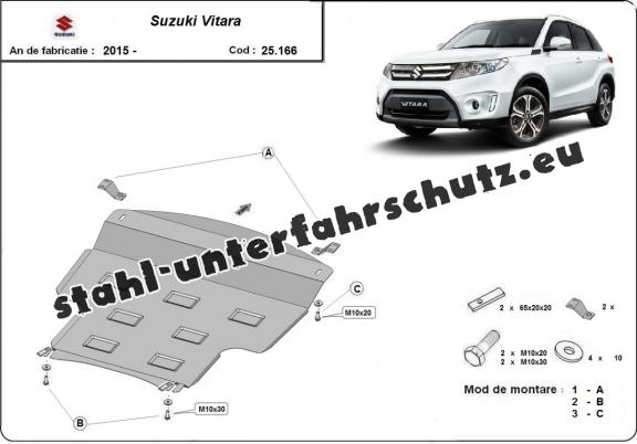 Unterfahrschutz für Motor der Marke Suzuki Vitara