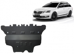Unterfahrschutz für Motor und Getriebe aus Stahl für  Skoda Octavia 3 - Schaltgetriebe