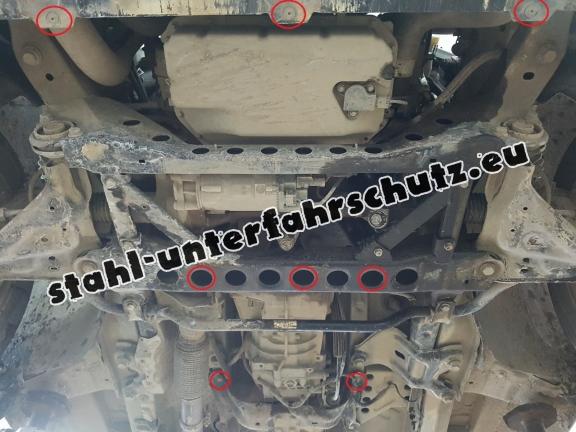 Unterfahrschutz für Motor der Marke Mercedes Viano W447 2.2 D, 4x2 