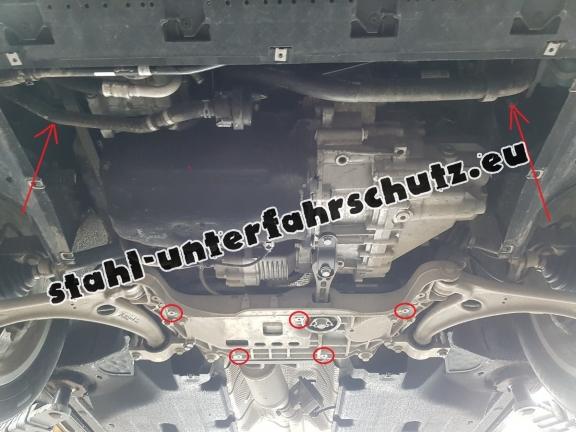 Unterfahrschutz für Motor der Marke Audi Q3