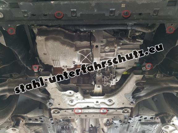 Unterfahrschutz für Motor der Marke Mercedes Citan W415