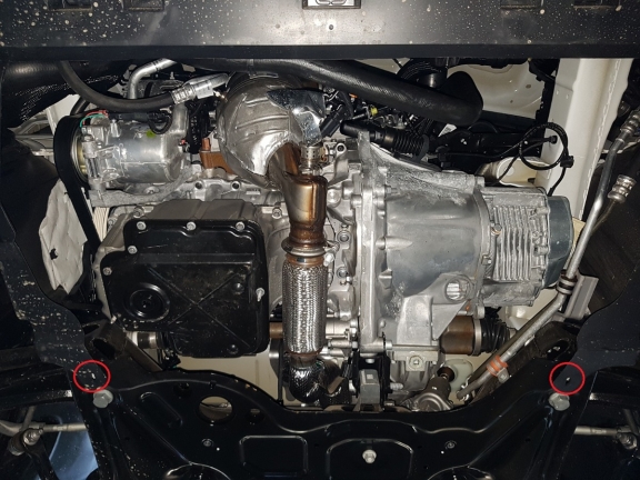 Unterfahrschutz für Motor der Marke Peugeot Traveller MPV