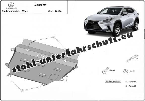 Unterfahrschutz für Motor der Marke Lexus NX
