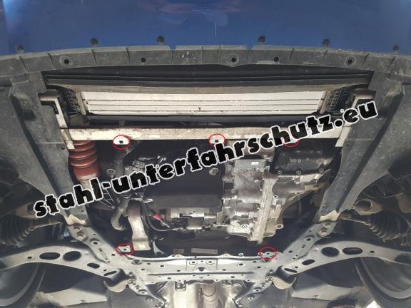 Unterfahrschutz für Motor und Getriebe aus Stahl für  Mini Cooper F55/56