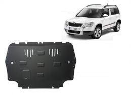 Unterfahrschutz für Motor und Getriebe aus Stahl für  Skoda Yeti