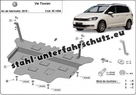 Unterfahrschutz für Motor der Marke VW Touran - Automatikgetriebe