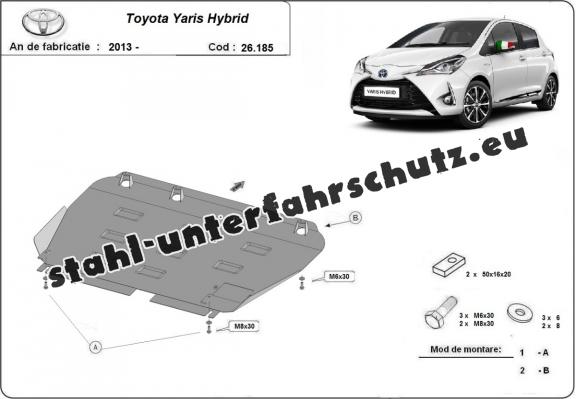 Unterfahrschutz für Motor der Marke Toyota Yaris XP150