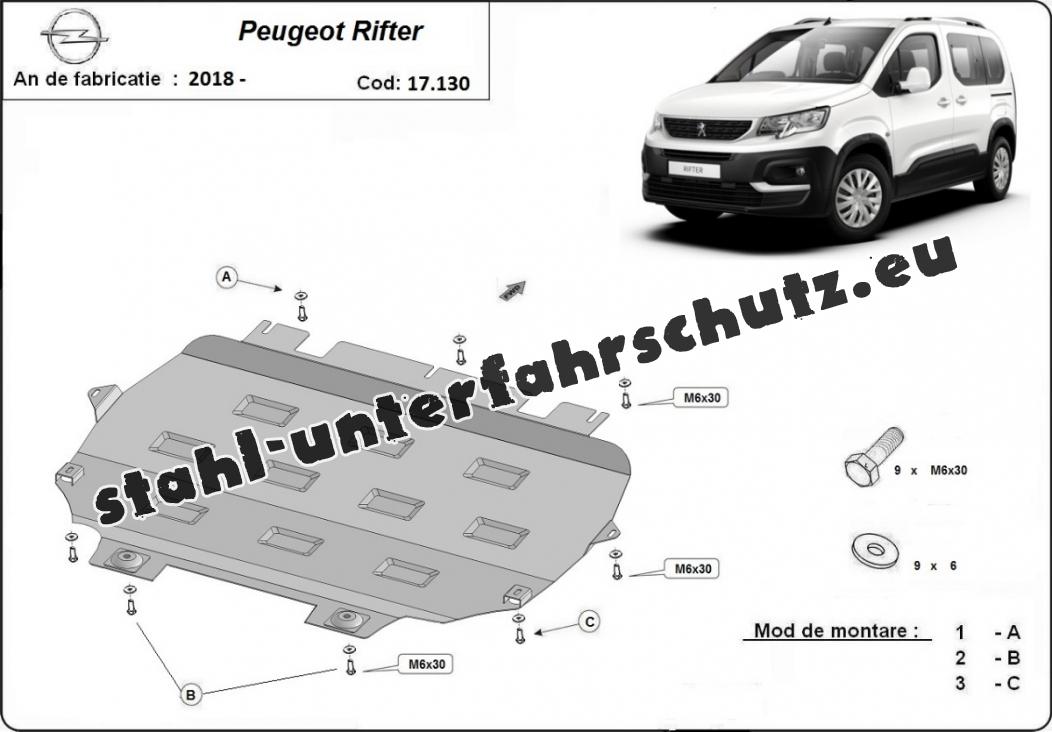 4 StüCk Auto Einstiegsleisten Schutz für Peugeot Rifter