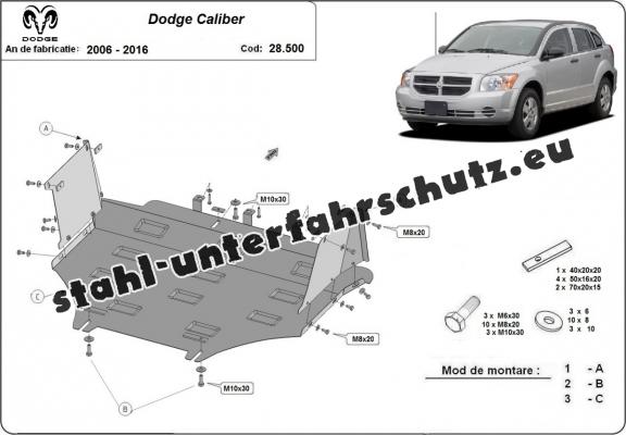 Unterfahrschutz für Motor der Marke Dodge Caliber