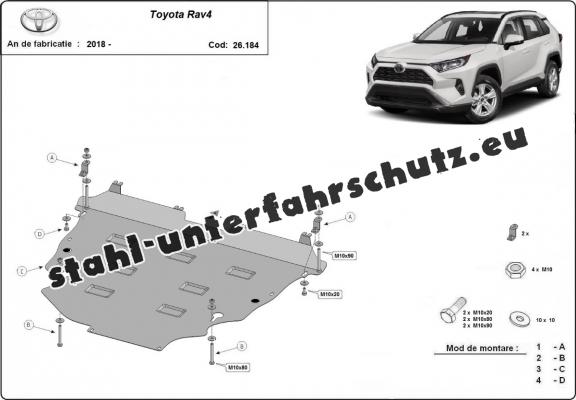 Unterfahrschutz für Motor der Marke Toyota Rav4