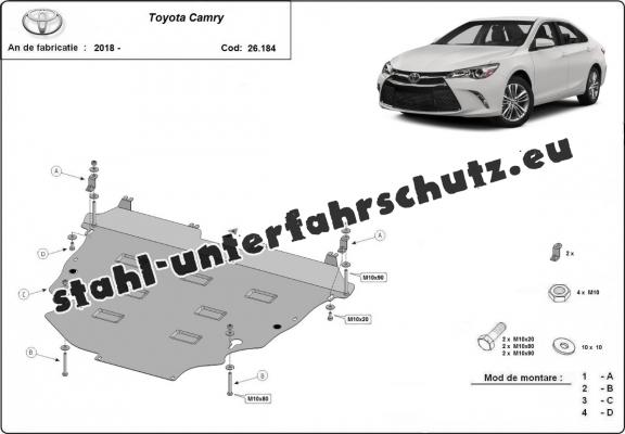 Unterfahrschutz für Motor der Marke Toyota Camry