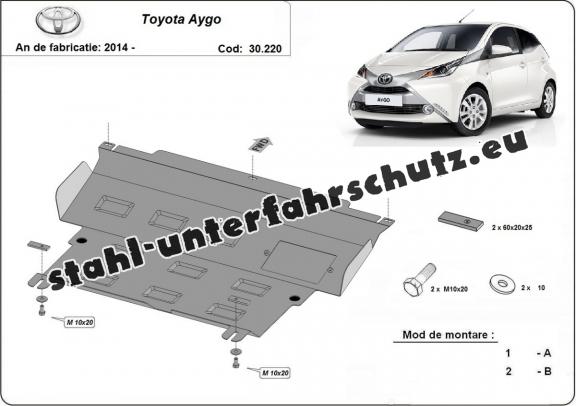 Unterfahrschutz für Motor der Marke Toyota Aygo AB40