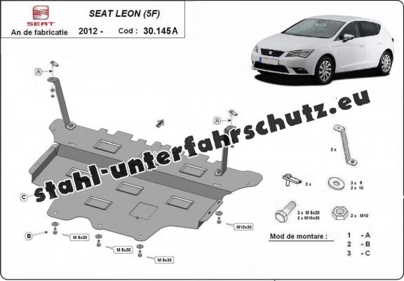Unterfahrschutz für Motor der Marke Seat Leon - Automatikgetriebe