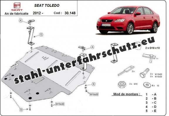 Unterfahrschutz für Motor der Marke Seat Toledo 4
