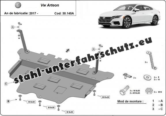 Unterfahrschutz für Motor der Marke VW Arteon - Automatikgetriebe