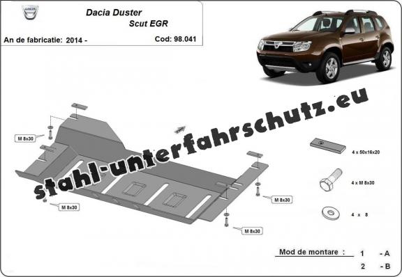 Stahlschutz für EGR, system STOP&GO der Marke  Dacia Duster