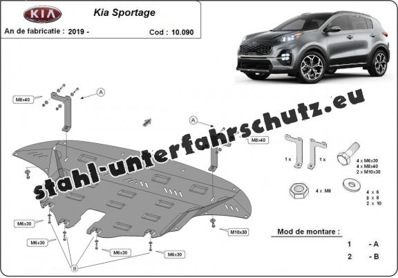 Unterfahrschutz für Motor der Marke Kia Sportage