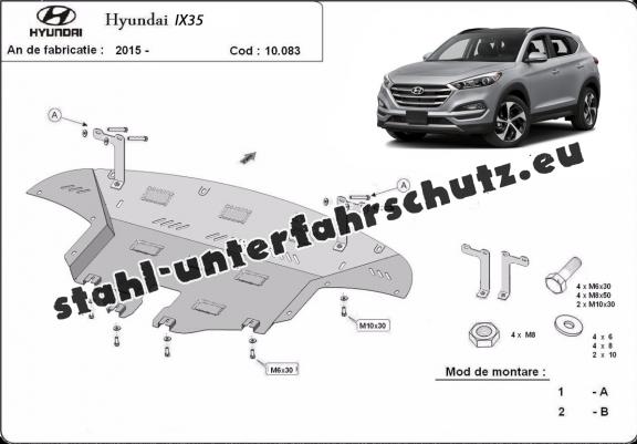 Unterfahrschutz für Motor der Marke Hyundai IX35