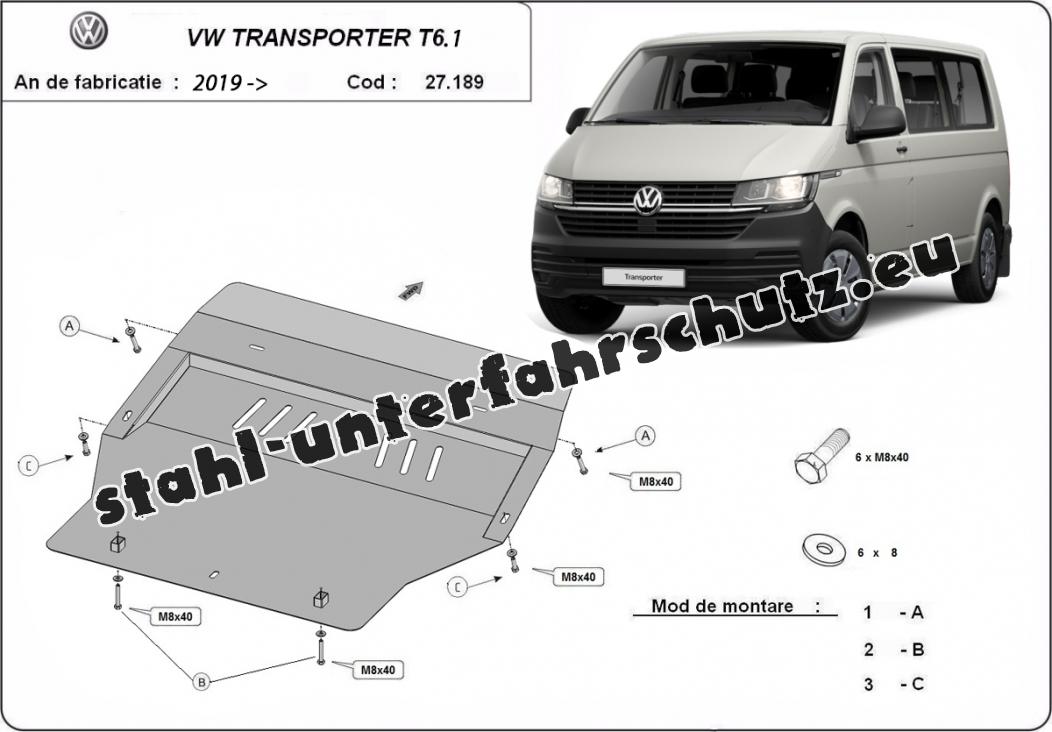UNTERFAHRSCHUTZ MOTORSCHUTZ VW Transporter Multivan T5 T6 +