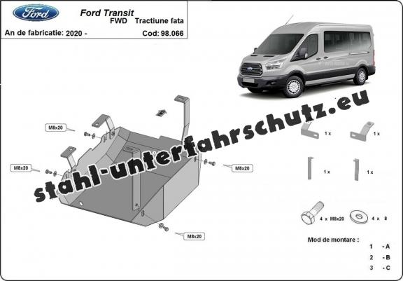 Stahlschutz für AdBluetank der Marke Ford Transit ( 4X2, 4X4 )