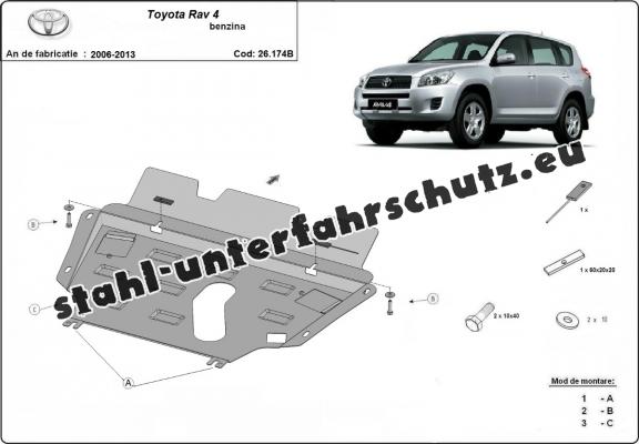 Unterfahrschutz für Motor der Marke Toyota RAV 4 Benzin