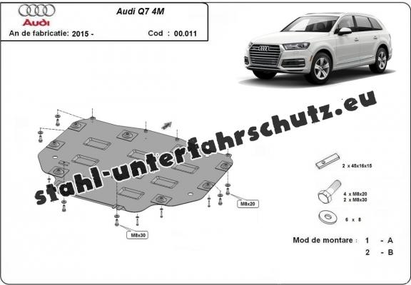 Stahl Getriebe Schutz für  Audi Q7 