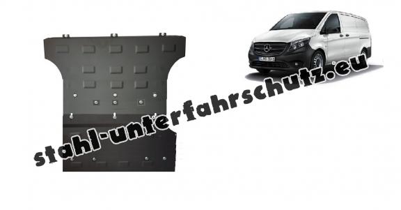 Unterfahrschutz für Motor und Getriebe aus Stahl für Mercedes Vito W447 - 4X2 