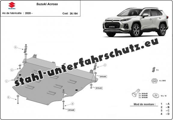 Unterfahrschutz für Motor der Marke Suzuki Across