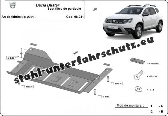 Stahlschutz für DPF der Marke  Dacia Duster