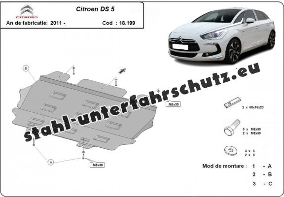 Unterfahrschutz für Motor der Marke Citroen DS5