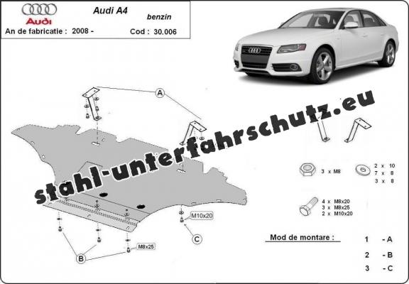 Unterfahrschutz für Motor der Marke Audi A4 B8 All Road, benzin