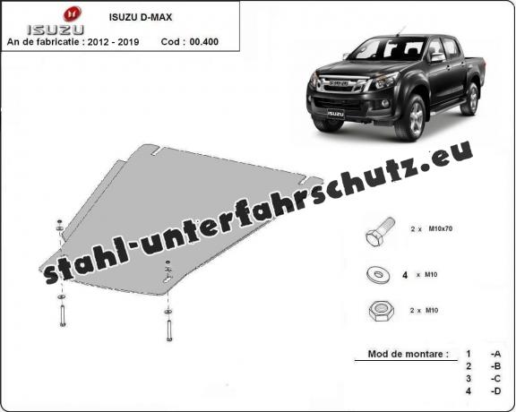 Stahl Getriebe Schutz für  Isuzu D-Max