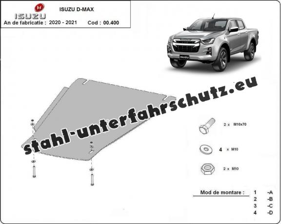 Stahl Getriebe Schutz für  Isuzu D-Max