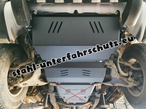 Unterfahrschutz für Motor und  kühler aus Stahl für  Mitsubishi L 200