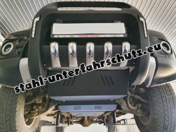 Unterfahrschutz für Motor und  kühler aus Stahl für  Mitsubishi L 200