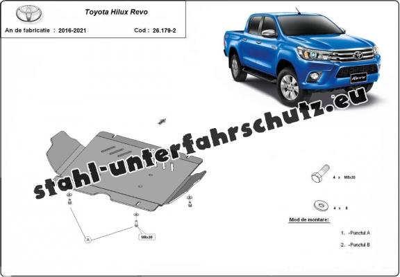 Unterfahrschutz für Motor der Marke Toyota Hilux Revo