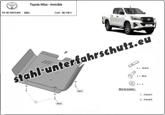 Stahl Getriebe Schutz für Toyota Hilux Invincible