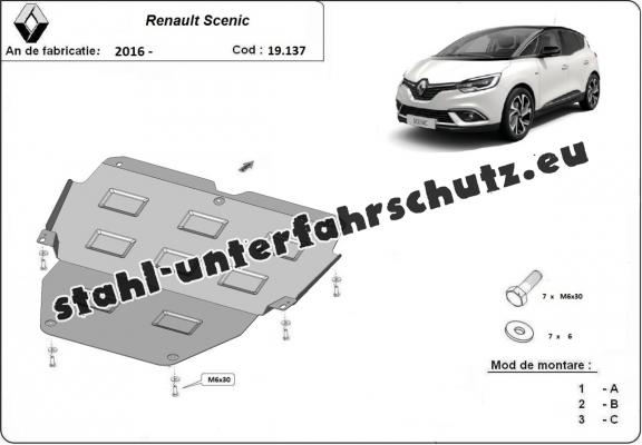 Unterfahrschutz für Motor der Marke Renault Scenic 4