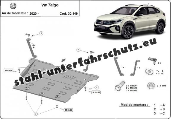 Unterfahrschutz für Motor der Marke VW Taigo