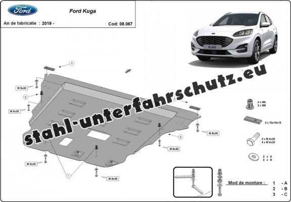Unterfahrschutz für Motor der Marke Ford Kuga