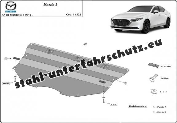 Unterfahrschutz für Motor der Marke Mazda 3