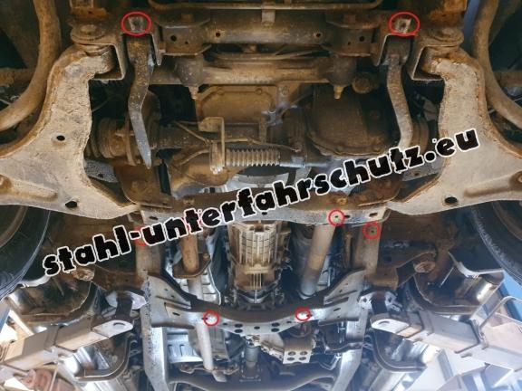 Unterfahrschutz für Motor der Marke Mitsubishi L200