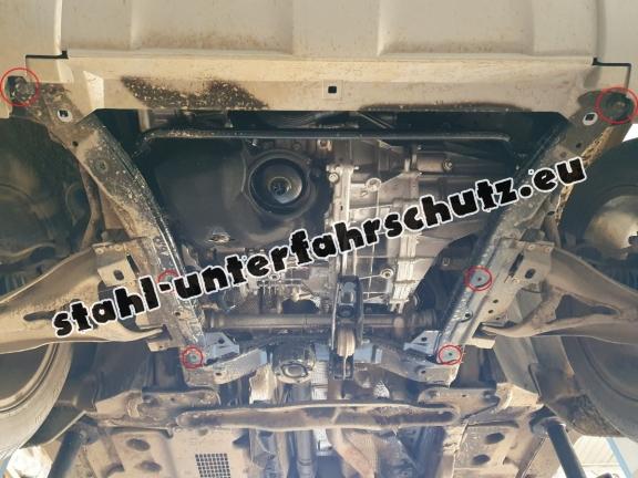 Aluminium Unterfahrschutz für Motor der Marke Dacia Duster